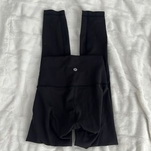 Black Lululemon leggings, size 0